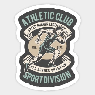 Athletic Club Speed Runner Legendary Sticker